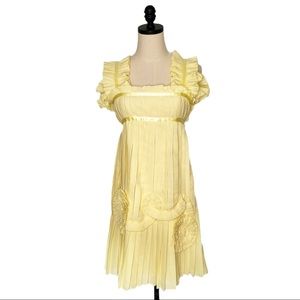 Anna Molinari Pleated Babydoll Pinafore | IT 42/US 6 NWT